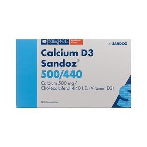 Calcium D3 Sandoz 500/440 Kautabletten